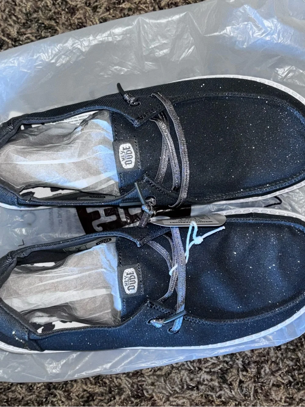 Hey Dude classic charcoal